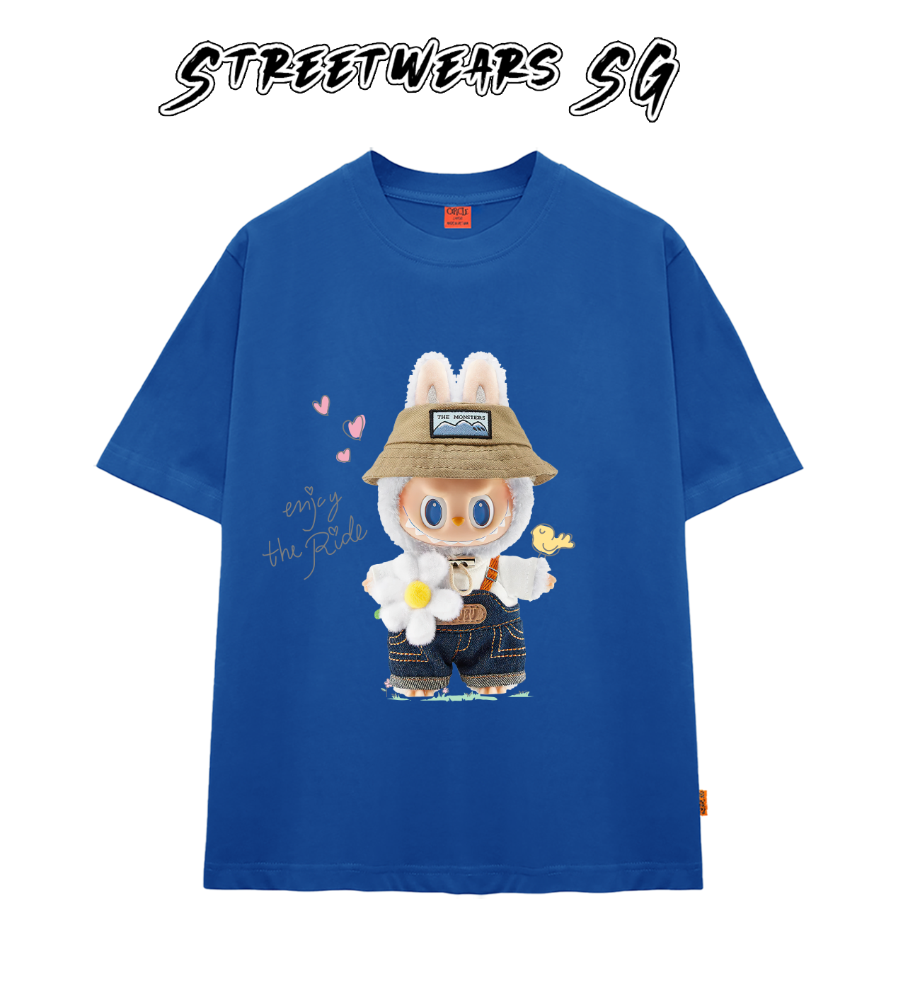 Áo thun LaBuBu Cầm Hoa form rộng cao cấp - Streetwears SG - LBB-02