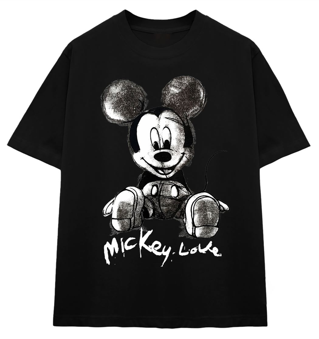 Áo thun Mickey Cotton Cao Cấp Nam Nữ In Kỹ Thuật Số - Streetwears SG