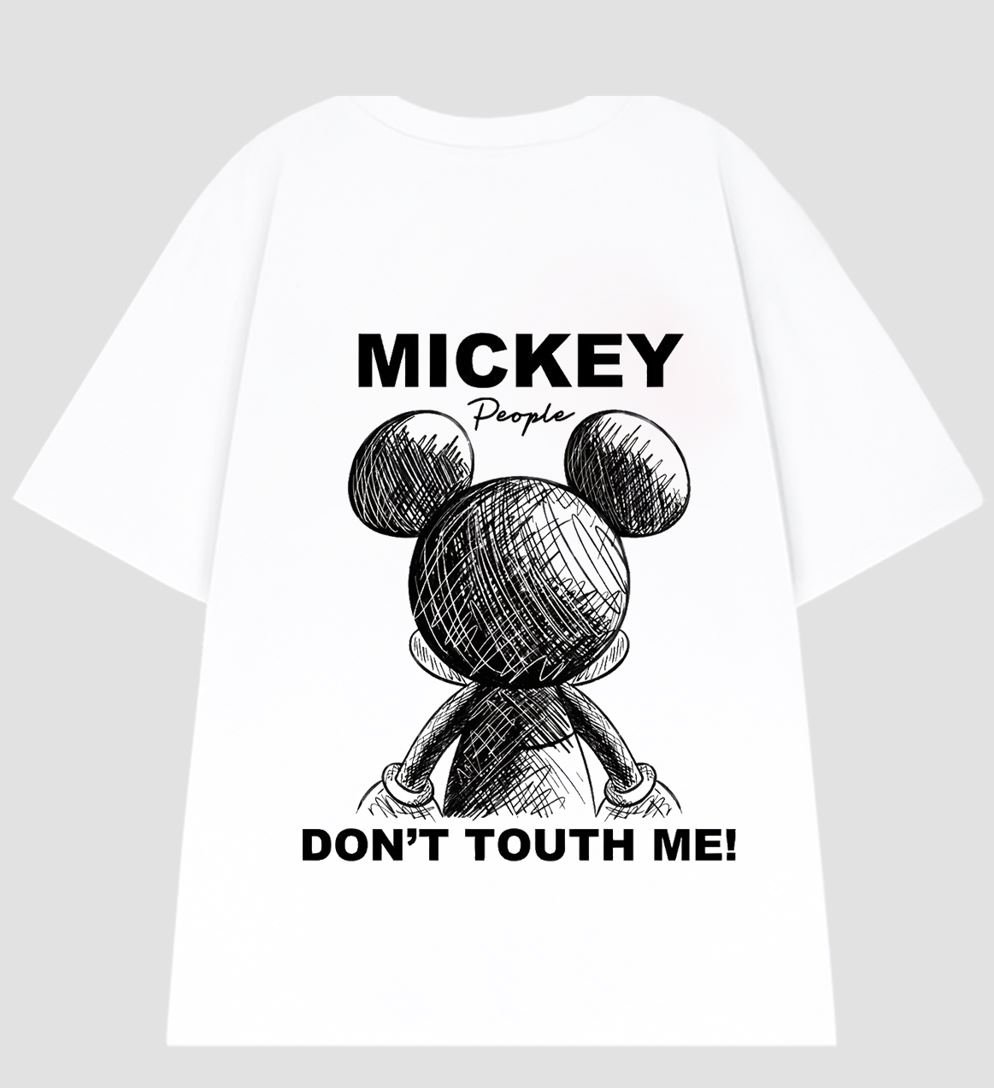 Áo thun Mickey Cotton Cao Cấp Nam Nữ In Kỹ Thuật Số - Streetwears SG