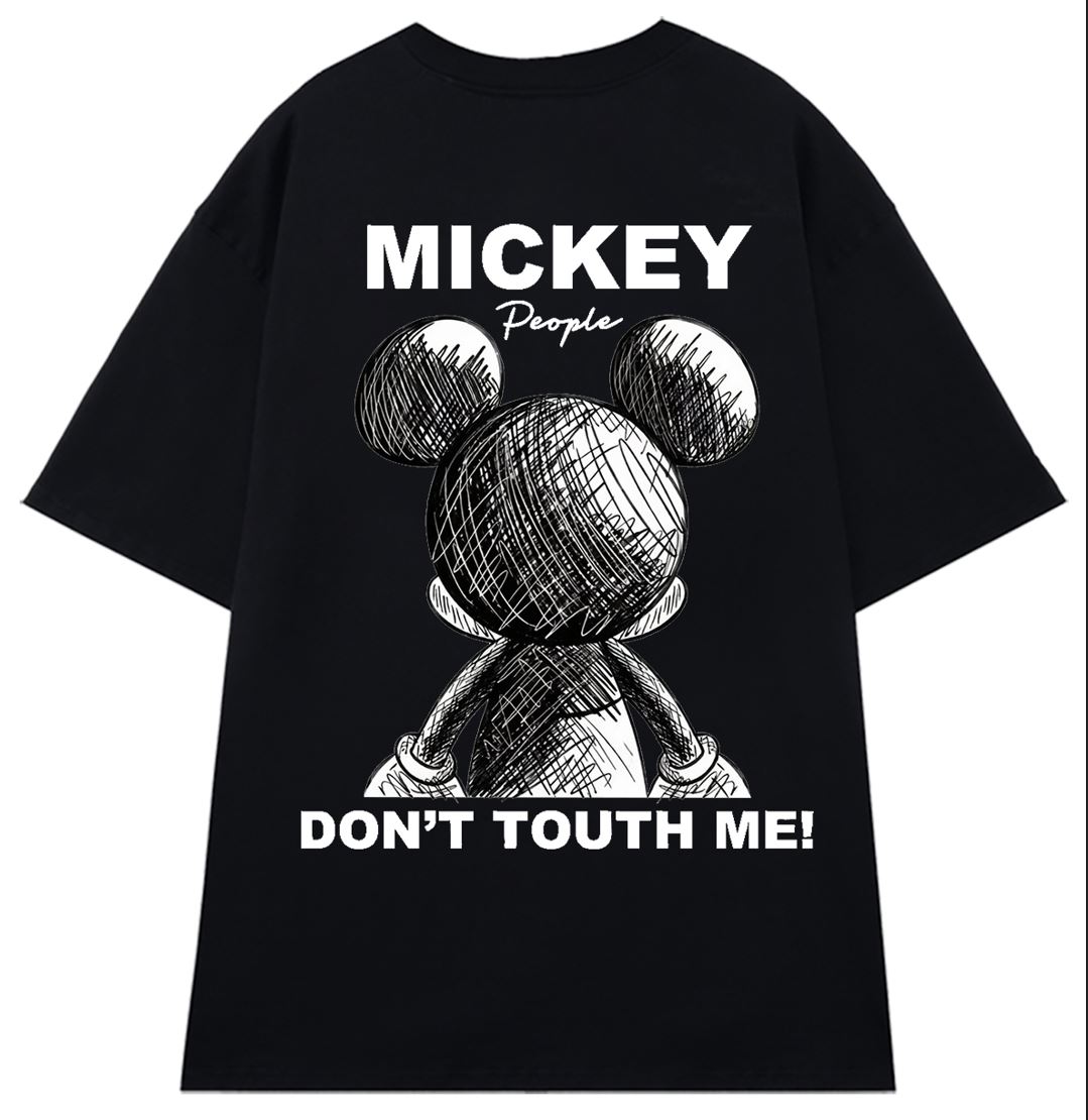 Áo thun Mickey Cotton Cao Cấp Nam Nữ In Kỹ Thuật Số - Streetwears SG