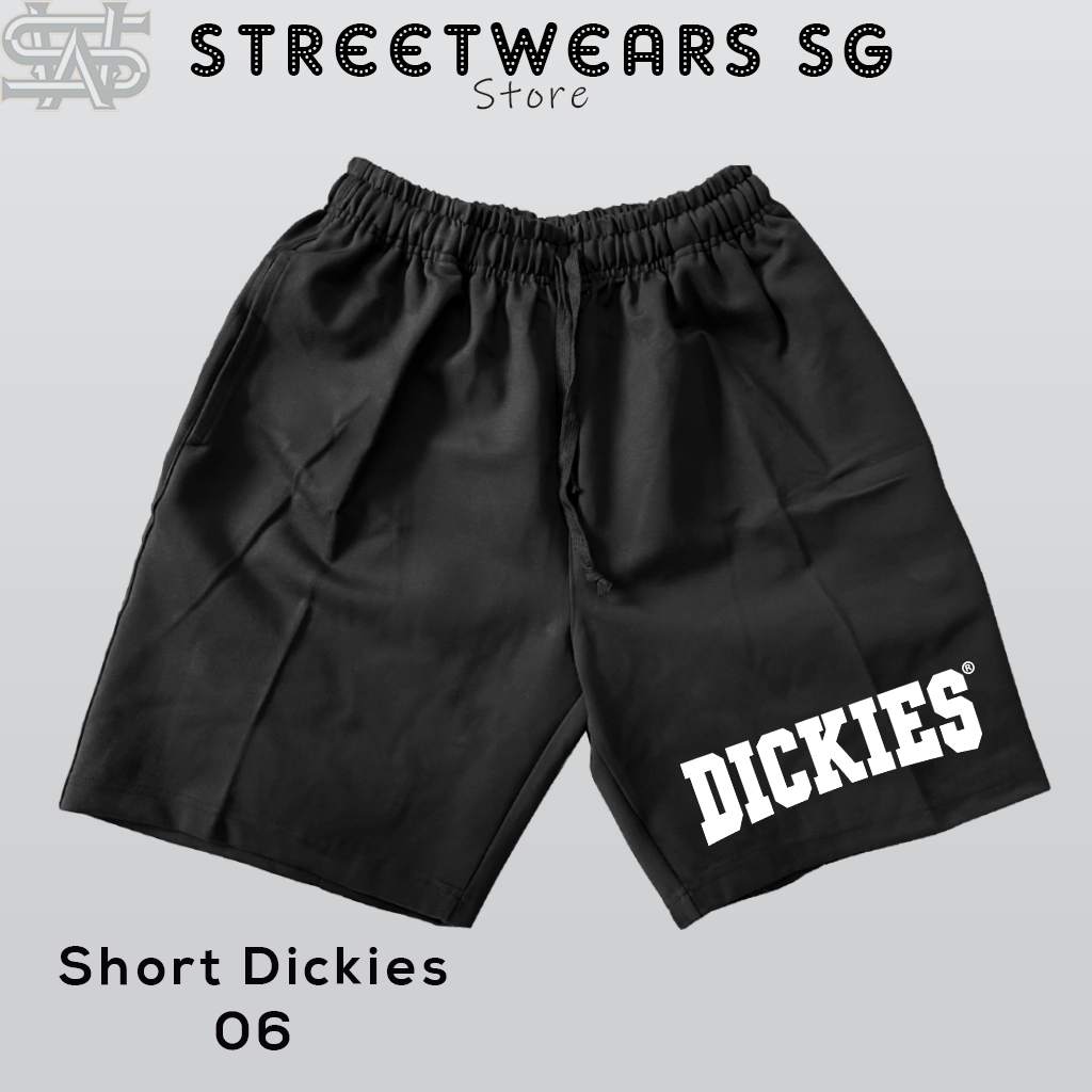 Quần Short Dickies Chữ Ngang Trắng Print - SDK-06