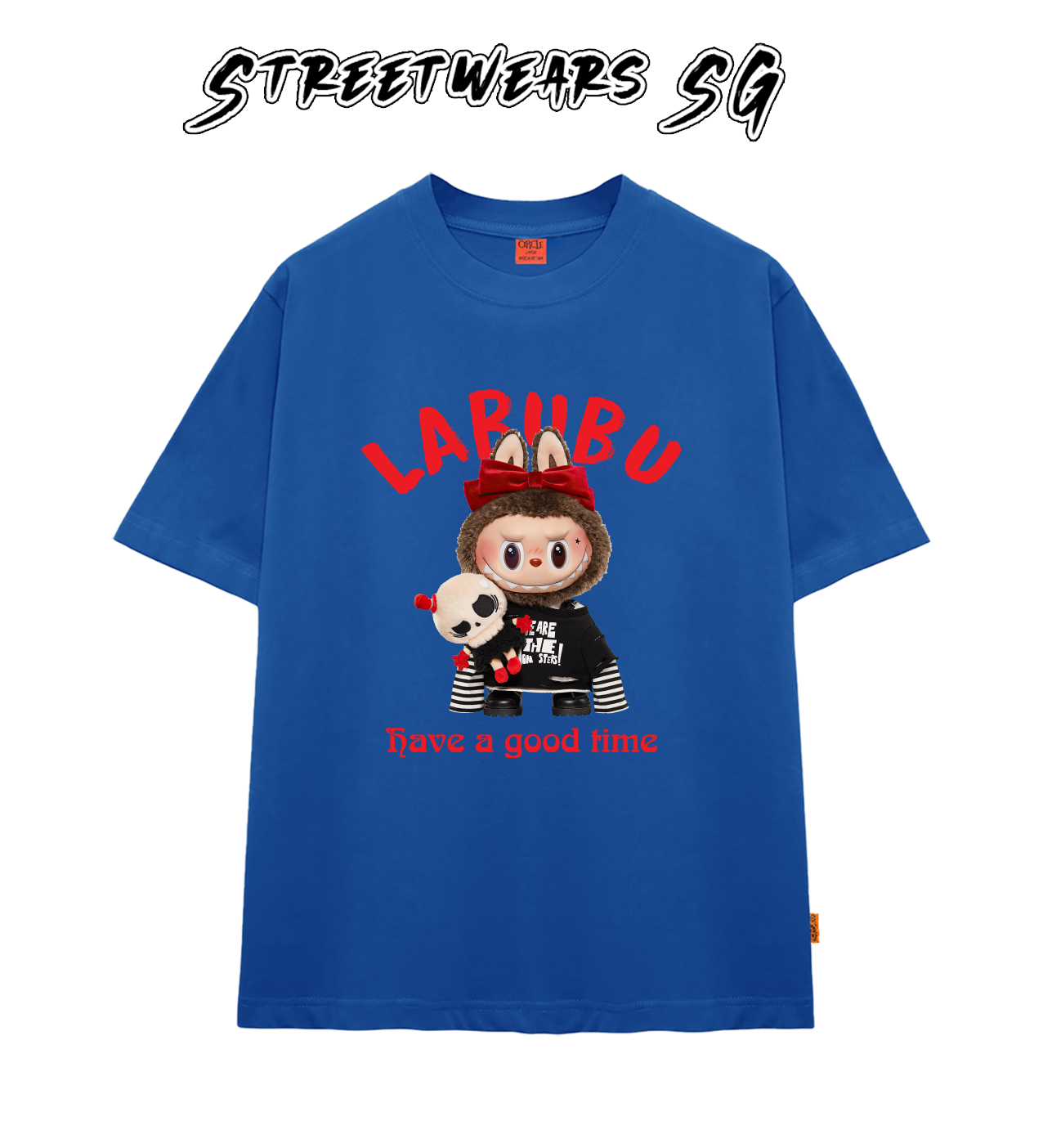 Áo thun LaBuBu Nơ Đỏ form rộng cao cấp - Streetwears SG - LBB-08