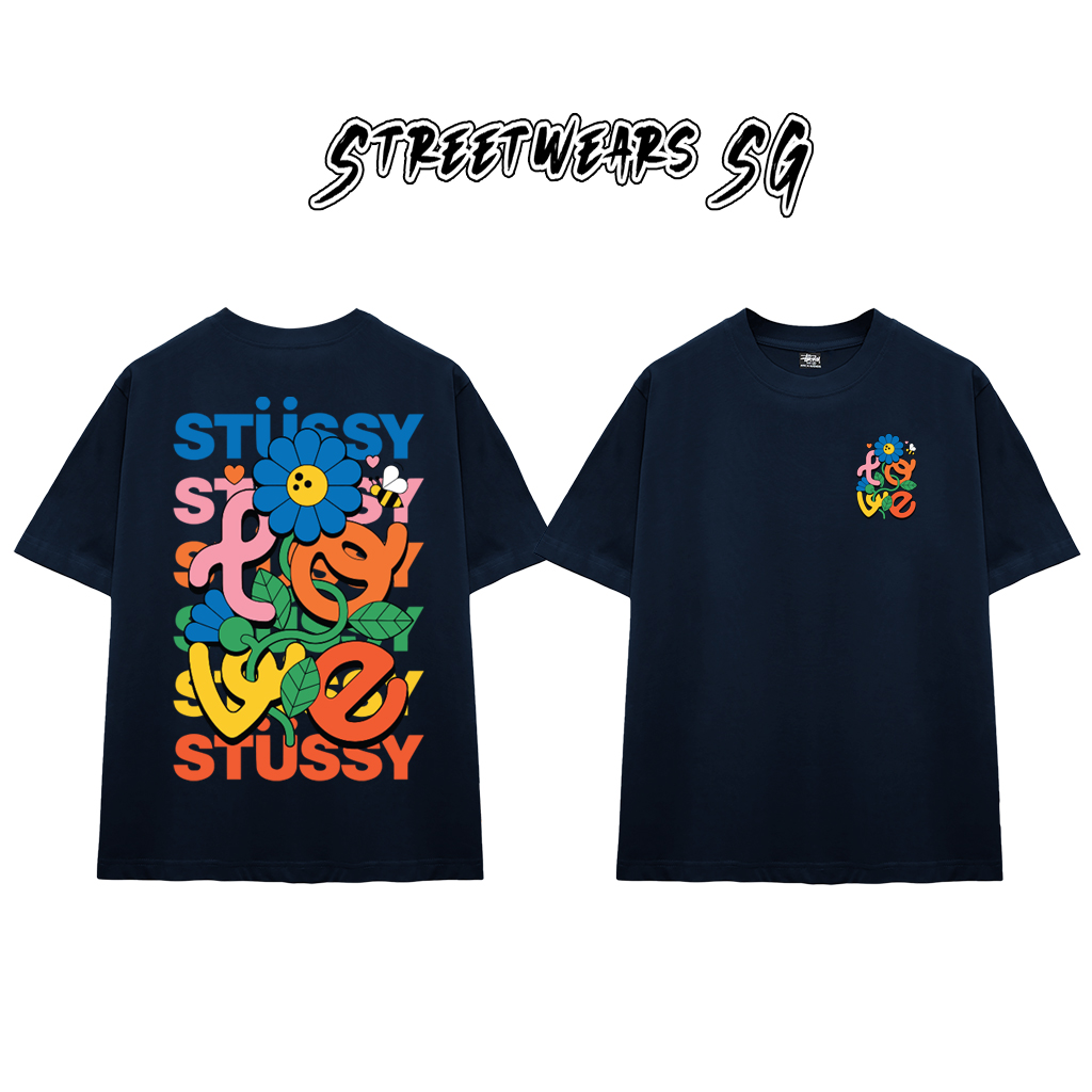 Áo thun Stu Love Colors Cao Cấp Form Rộng - Streetwears SG - STU61