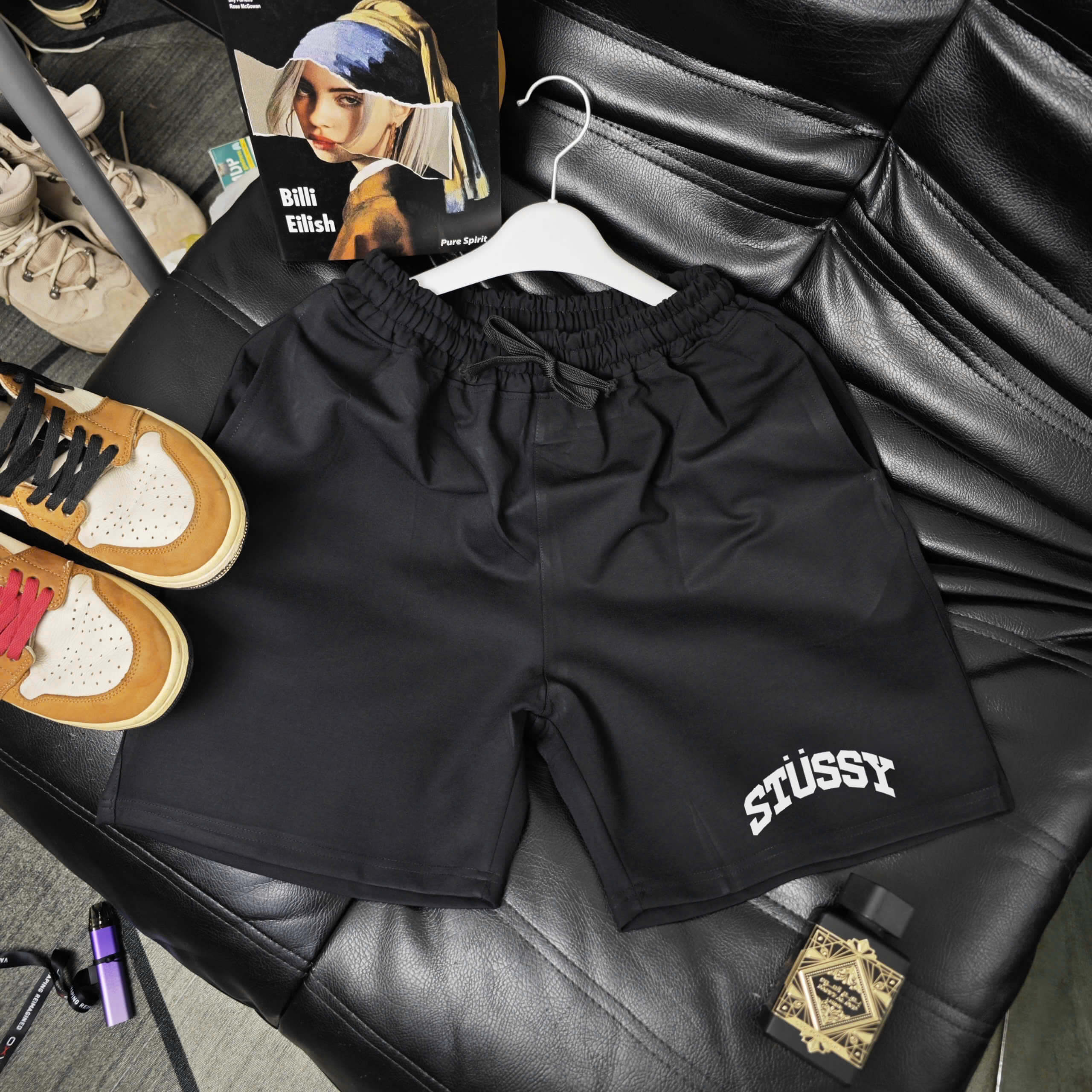 Quần Shorts Nỉ Stussy Classic Logo Form Rộng – Streetwears SG