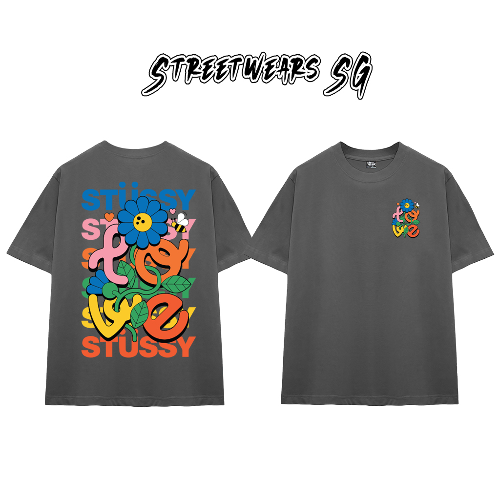 Áo thun Stu Love Colors Cao Cấp Form Rộng - Streetwears SG - STU61