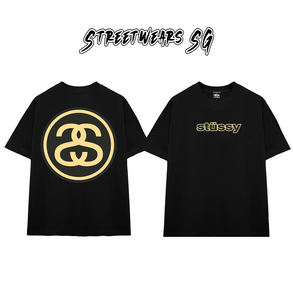 Áo Thun Stu Double S Logo Tee Cao Cấp Form Rộng - Streetwears SG - STU26