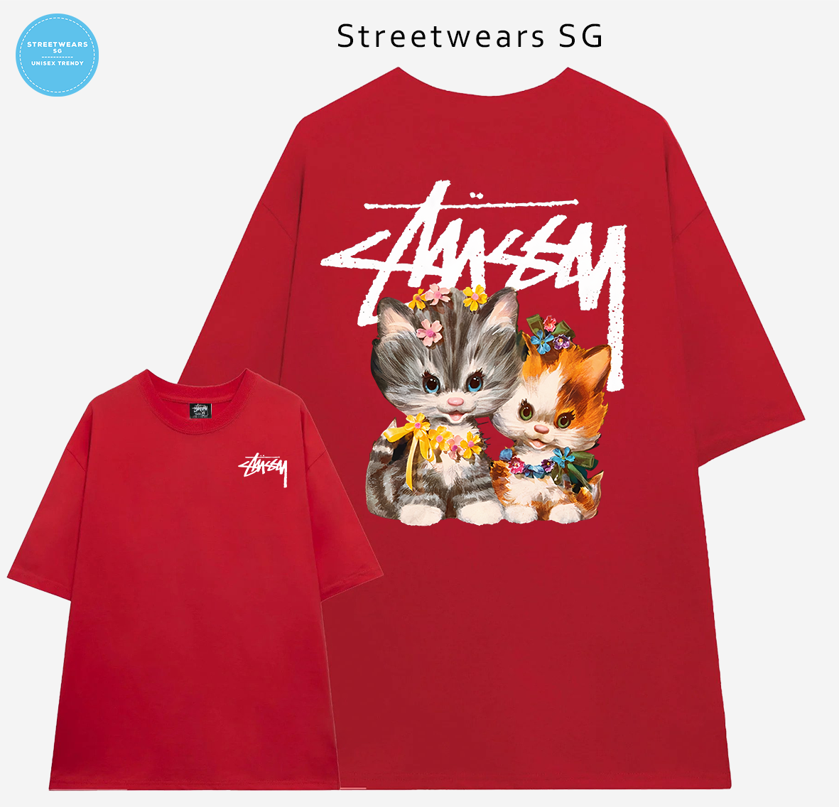 Áo thun Stussy KITTENS TEE - Streetwears SG - STU-10