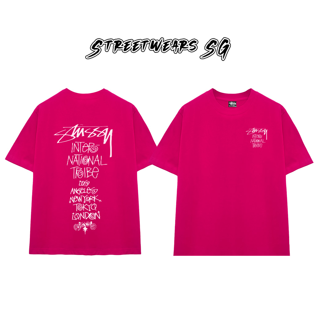 Áo thun Stu Blue International Cao Cấp Form Rộng - Streetwears SG - STU73