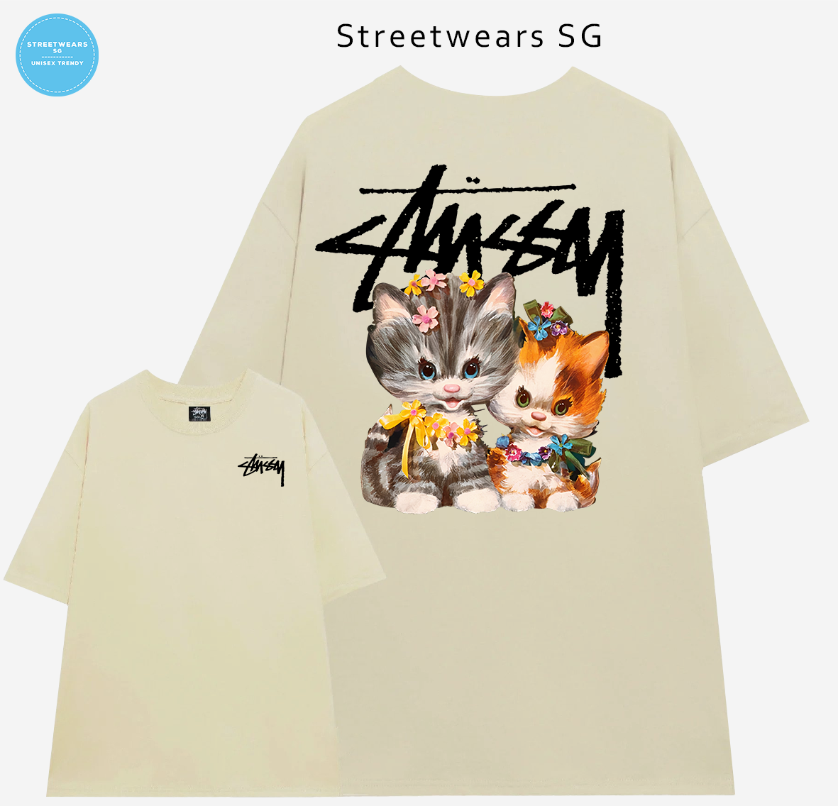 Áo thun Stussy KITTENS TEE - Streetwears SG - STU-10