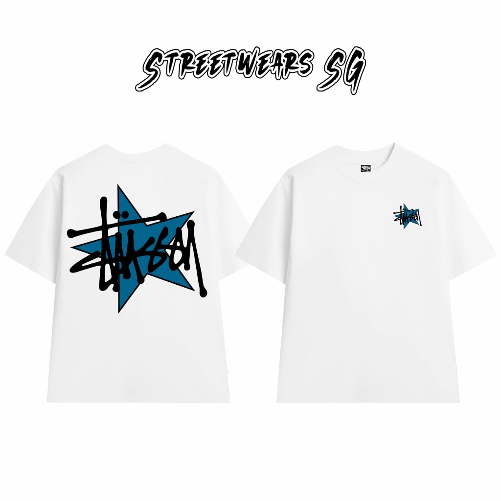 Áo Thun Stu Green Star Tee Cao Cấp Form Rộng - Streetwears SG - STU27