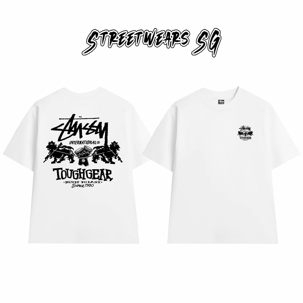 Áo Thun Stu Toughgear Lions Tee Cao Cấp Form Rộng - Streetwears SG - STU34