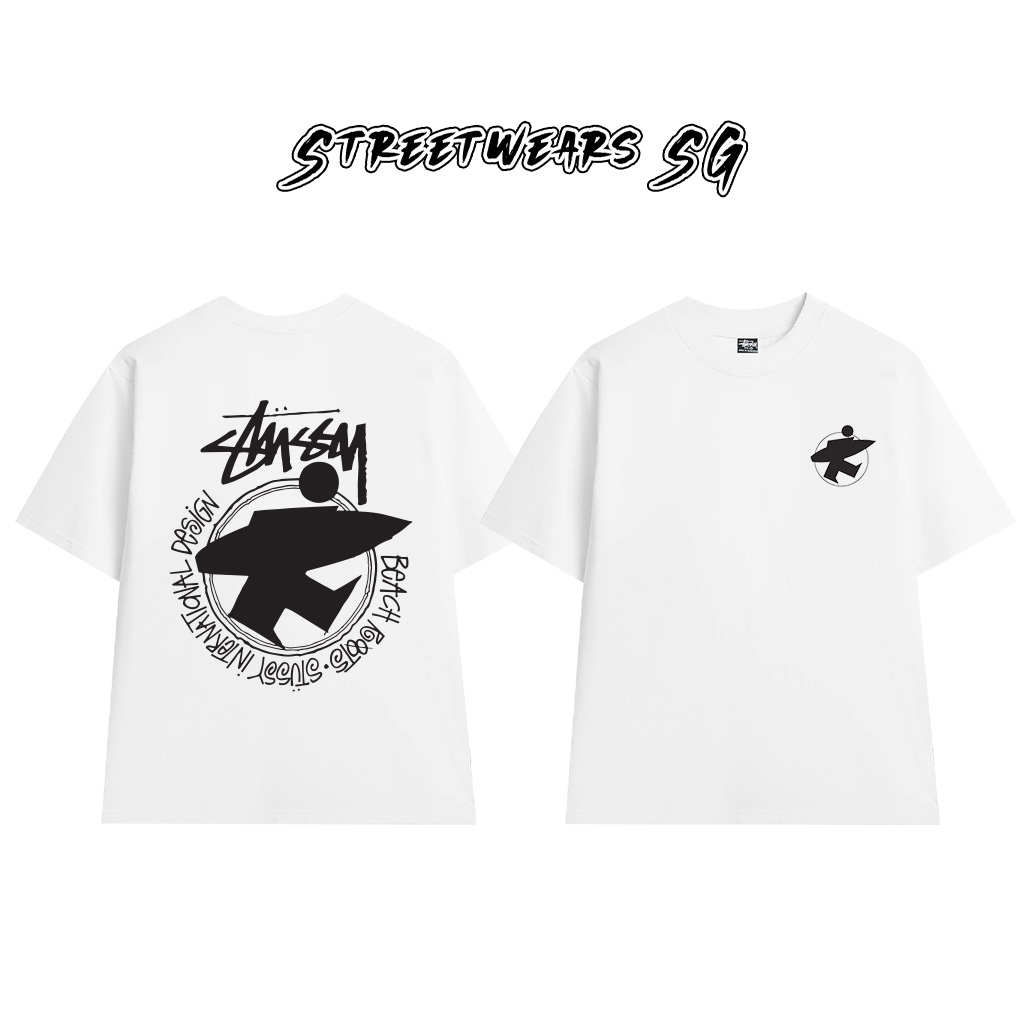 Áo thun Stu Beach Roots Cao Cấp Form Rộng - Streetwears SG - STU72