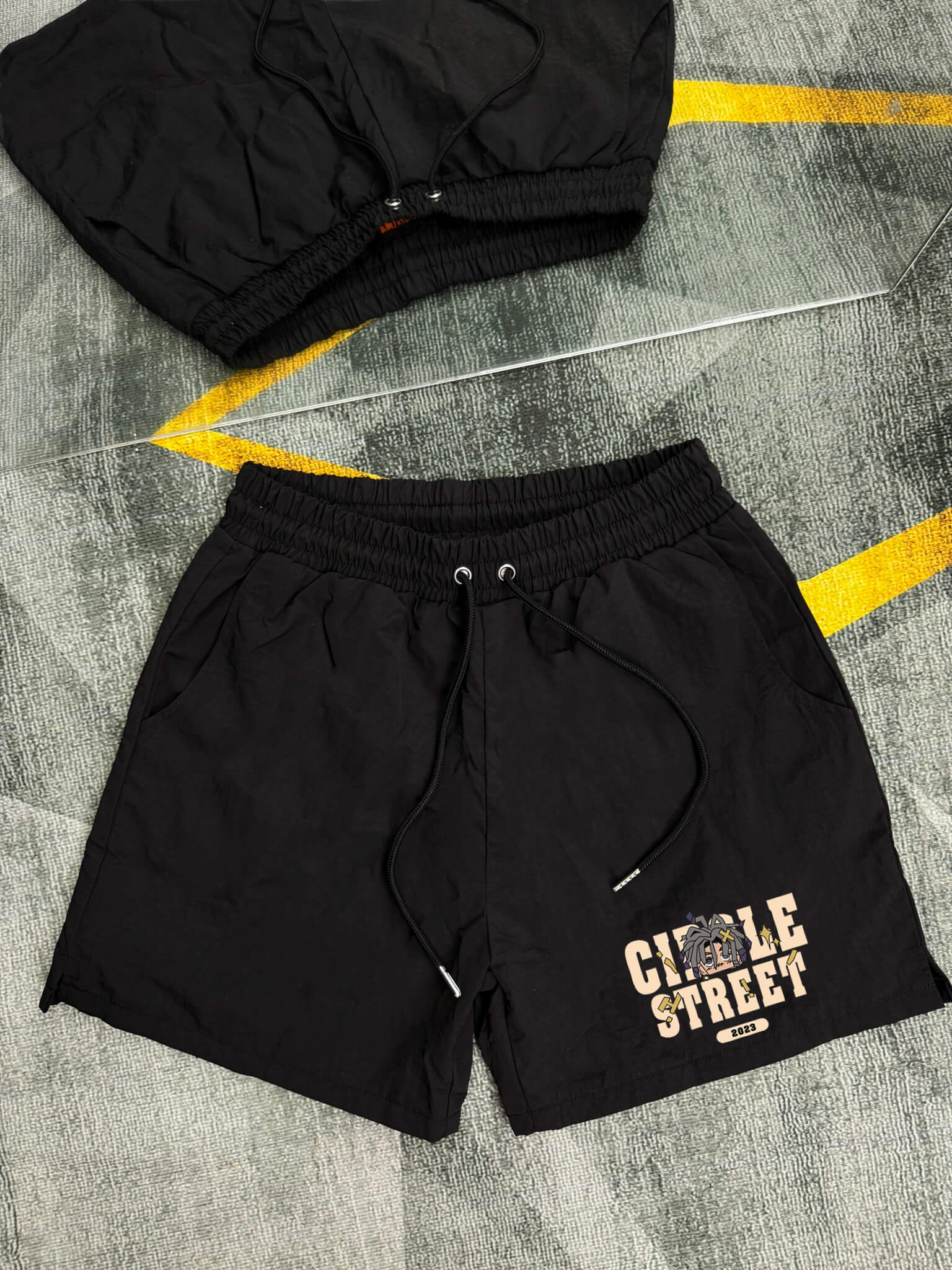 Quần Shorts Dù Circle Street 2023 Form Rộng – Streetwears SG