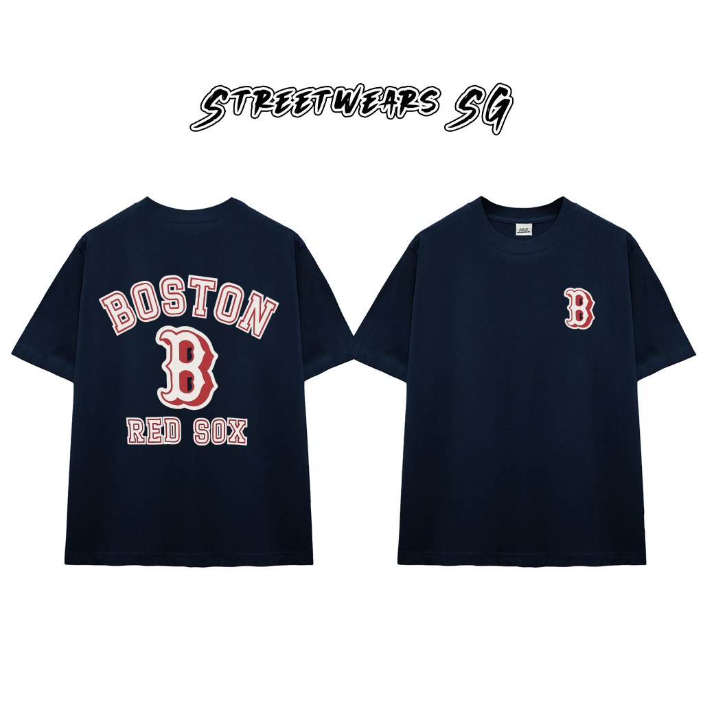 Áo thun Boston Red Sox Cao Cấp Form Rộng - Streetwears SG - STU75