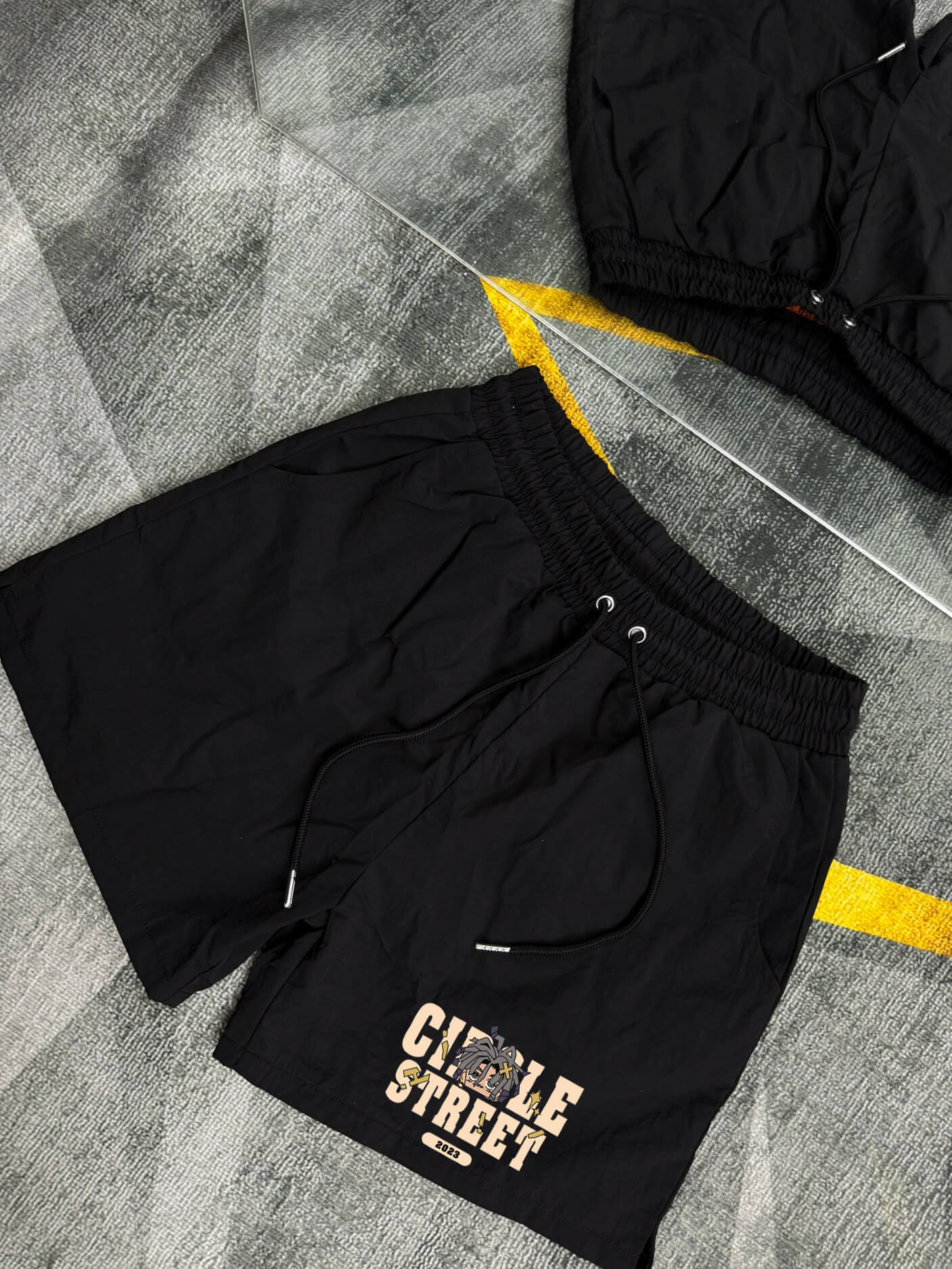 Quần Shorts Dù Circle Street 2023 Form Rộng – Streetwears SG
