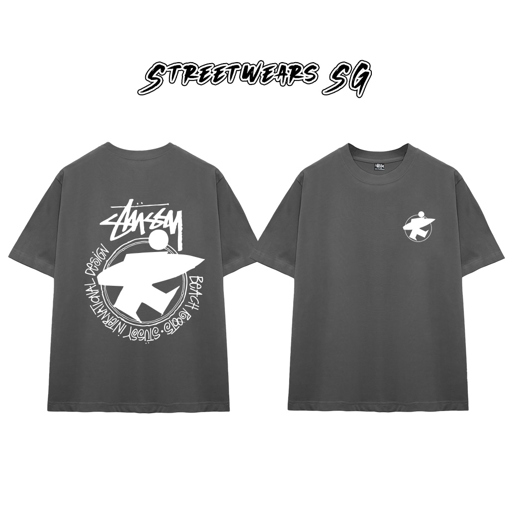 Áo thun Stu Beach Roots Cao Cấp Form Rộng - Streetwears SG - STU72