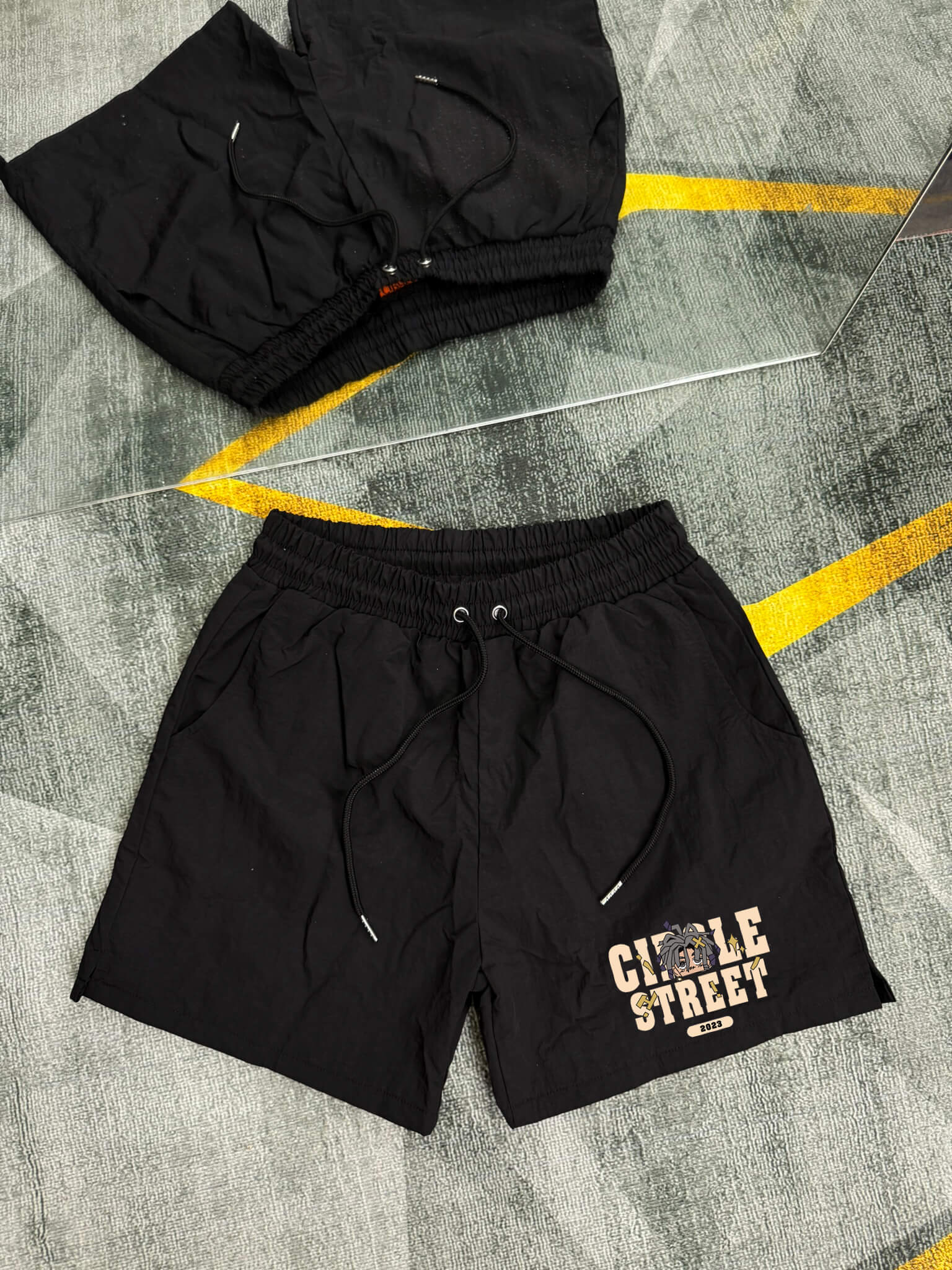 Quần Shorts Dù Circle Street 2023 Form Rộng – Streetwears SG