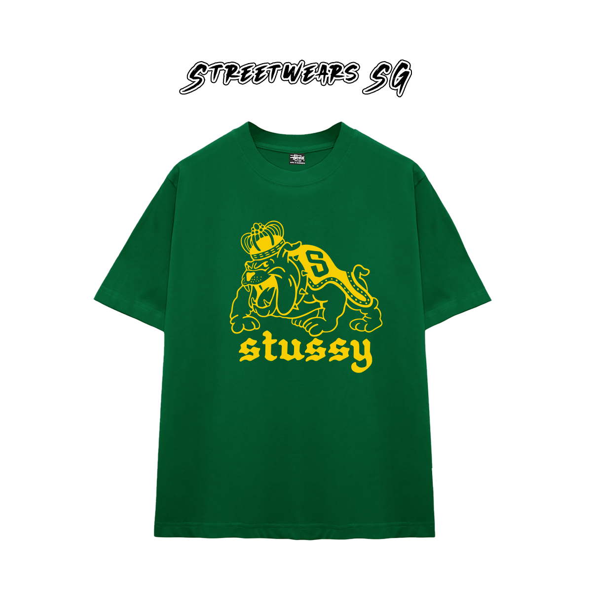 Áo thun Stu Bulldog King Cao Cấp Form Rộng - Streetwears SG - STU90