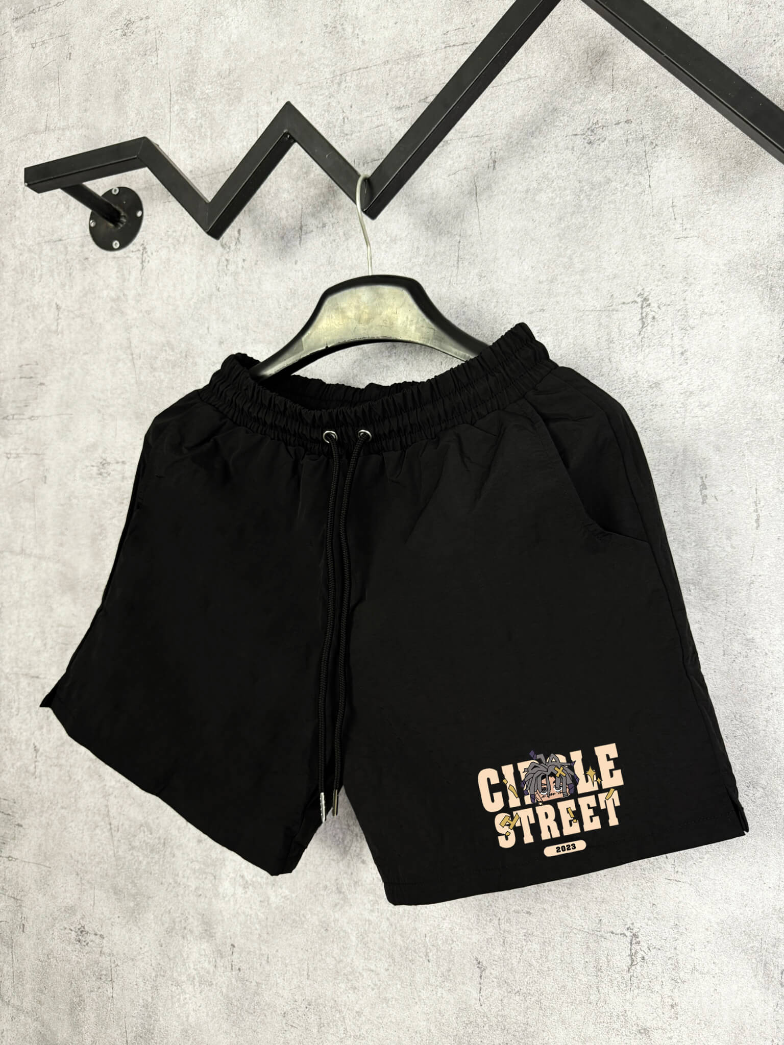 Quần Shorts Dù Circle Street 2023 Form Rộng – Streetwears SG
