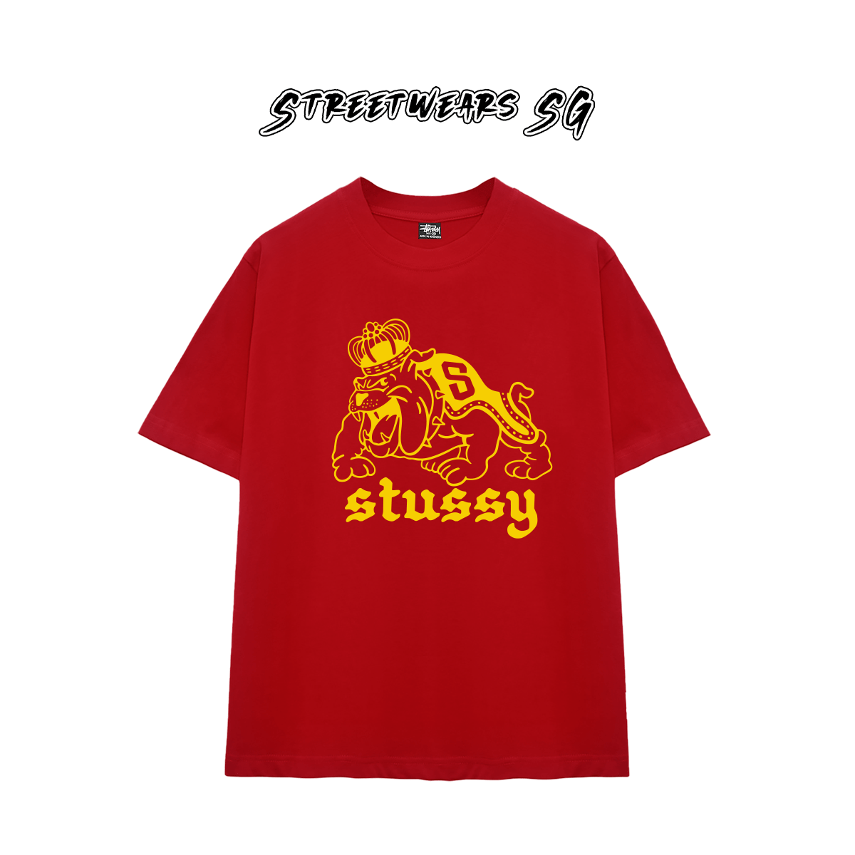 Áo thun Stu Bulldog King Cao Cấp Form Rộng - Streetwears SG - STU90