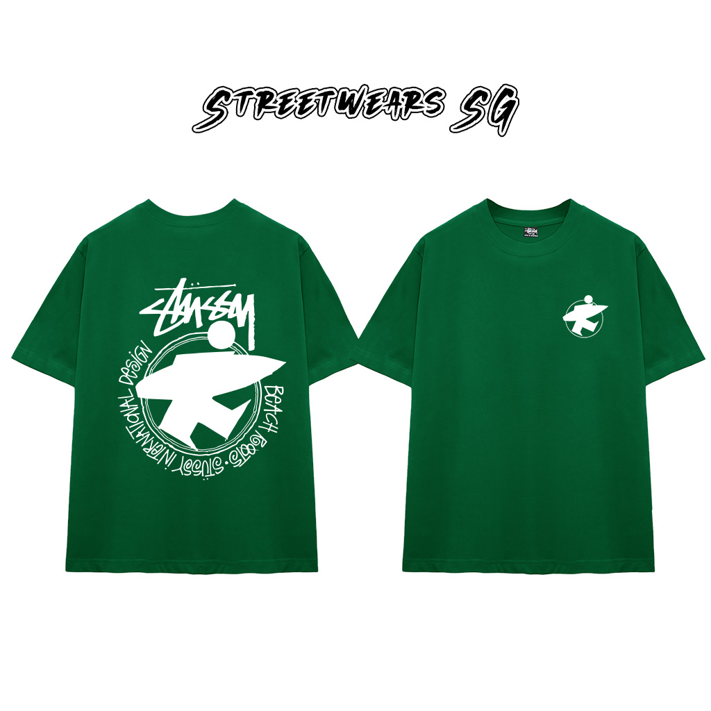 Áo thun Stu Beach Roots Cao Cấp Form Rộng - Streetwears SG - STU72