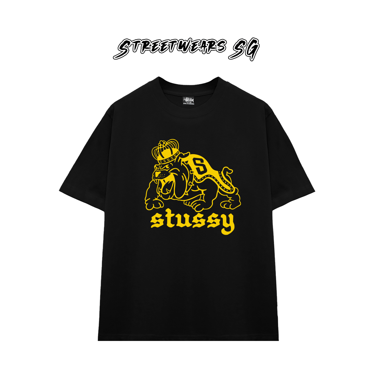 Áo thun Stu Bulldog King Cao Cấp Form Rộng - Streetwears SG - STU90