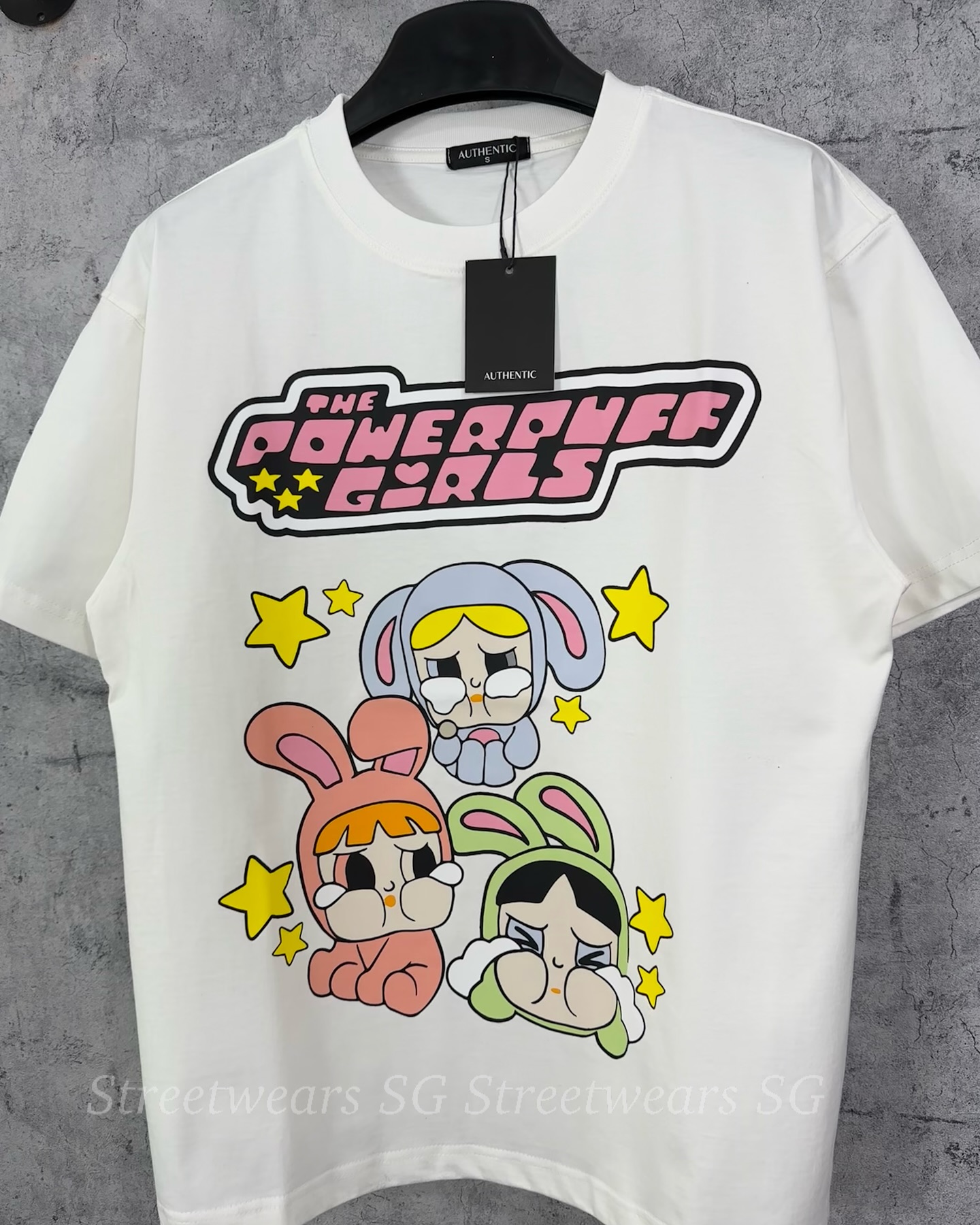 Áo Thun Circle Powerpuff Girls Bunny Cotton Cao Cấp - Streetwears SG - PPG-1