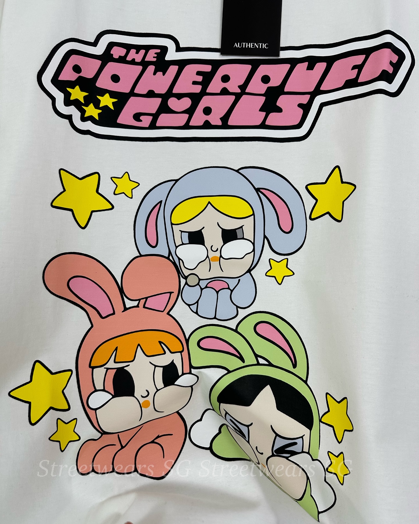 Áo Thun Circle Powerpuff Girls Bunny Cotton Cao Cấp - Streetwears SG - PPG-1