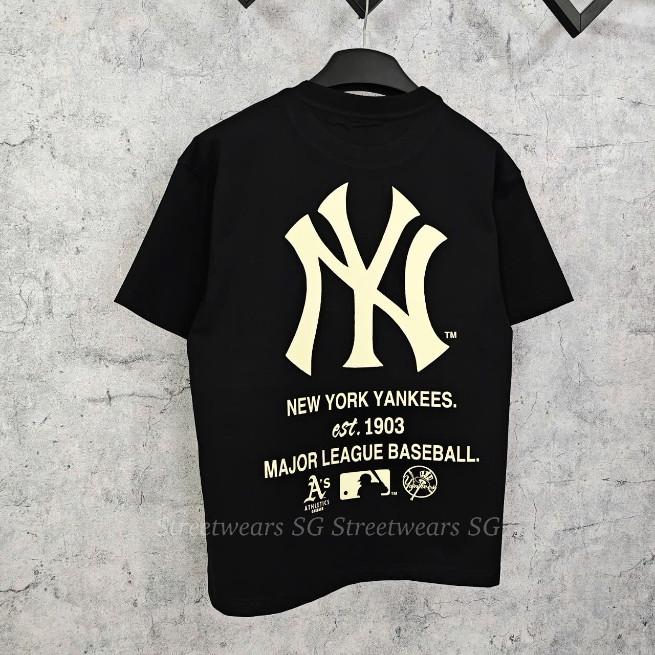 Áo Thun MLB New York Yankees Cotton Cao Cấp - Streetwears SG - MLBNY-4