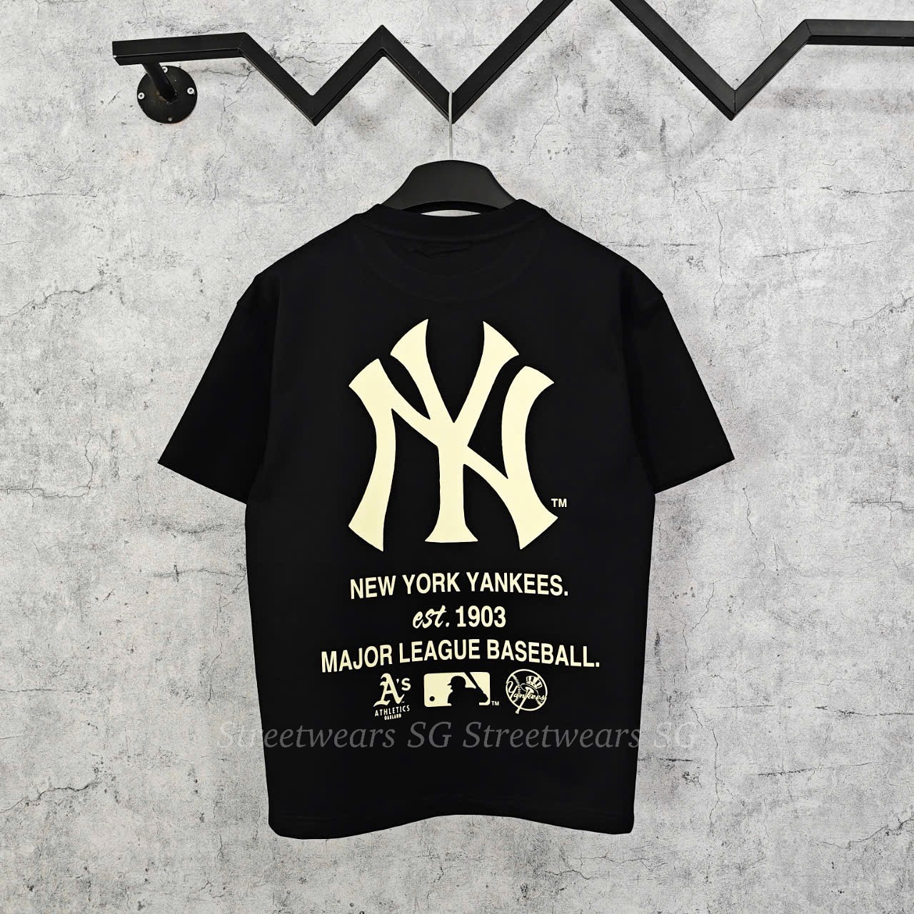 Áo Thun MLB New York Yankees Cotton Cao Cấp Streetwears SG MLBNY-4