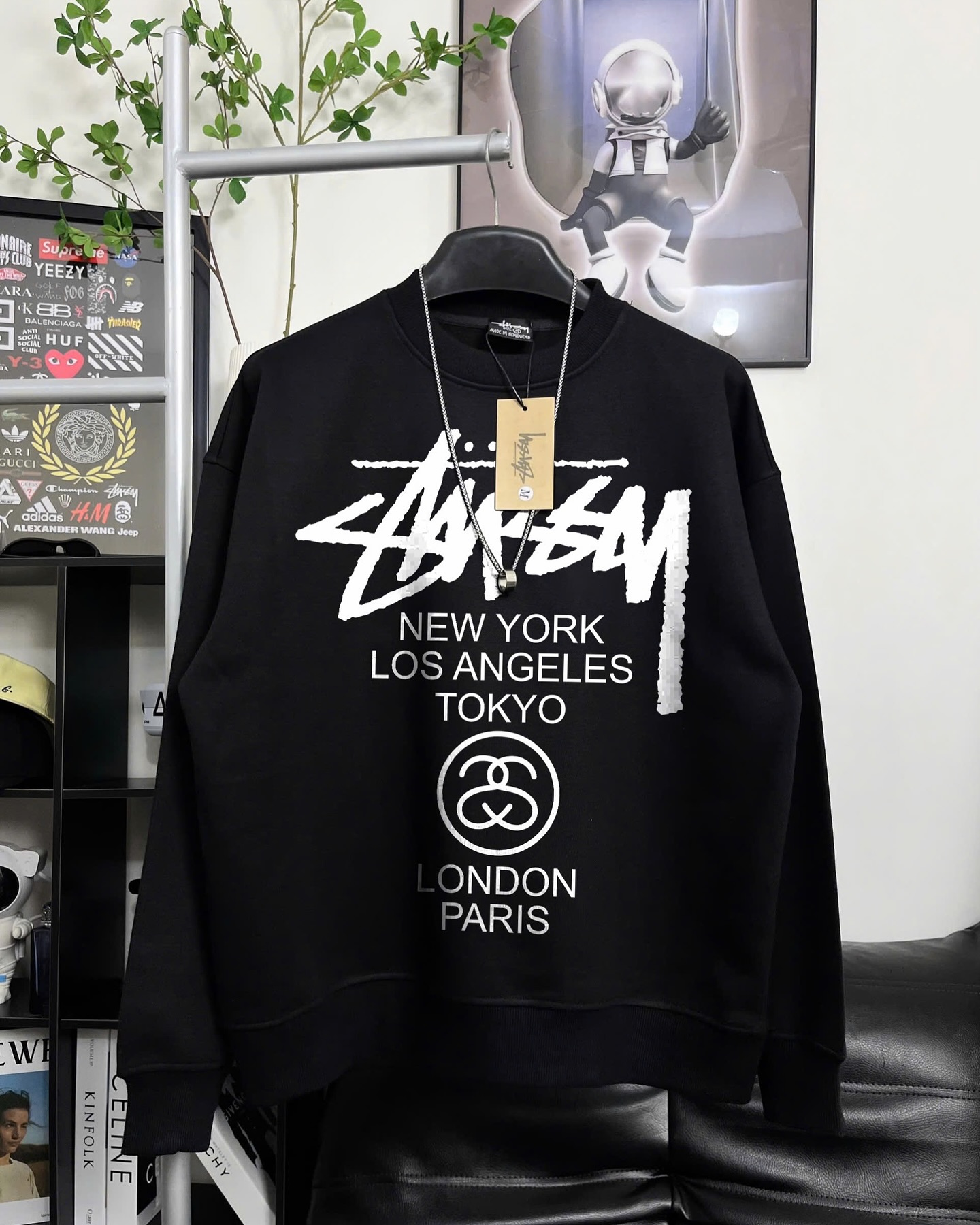 Áo Sweater Stussy City Series Form Rộng Unisex - Streetwears SG - SWSTU-10