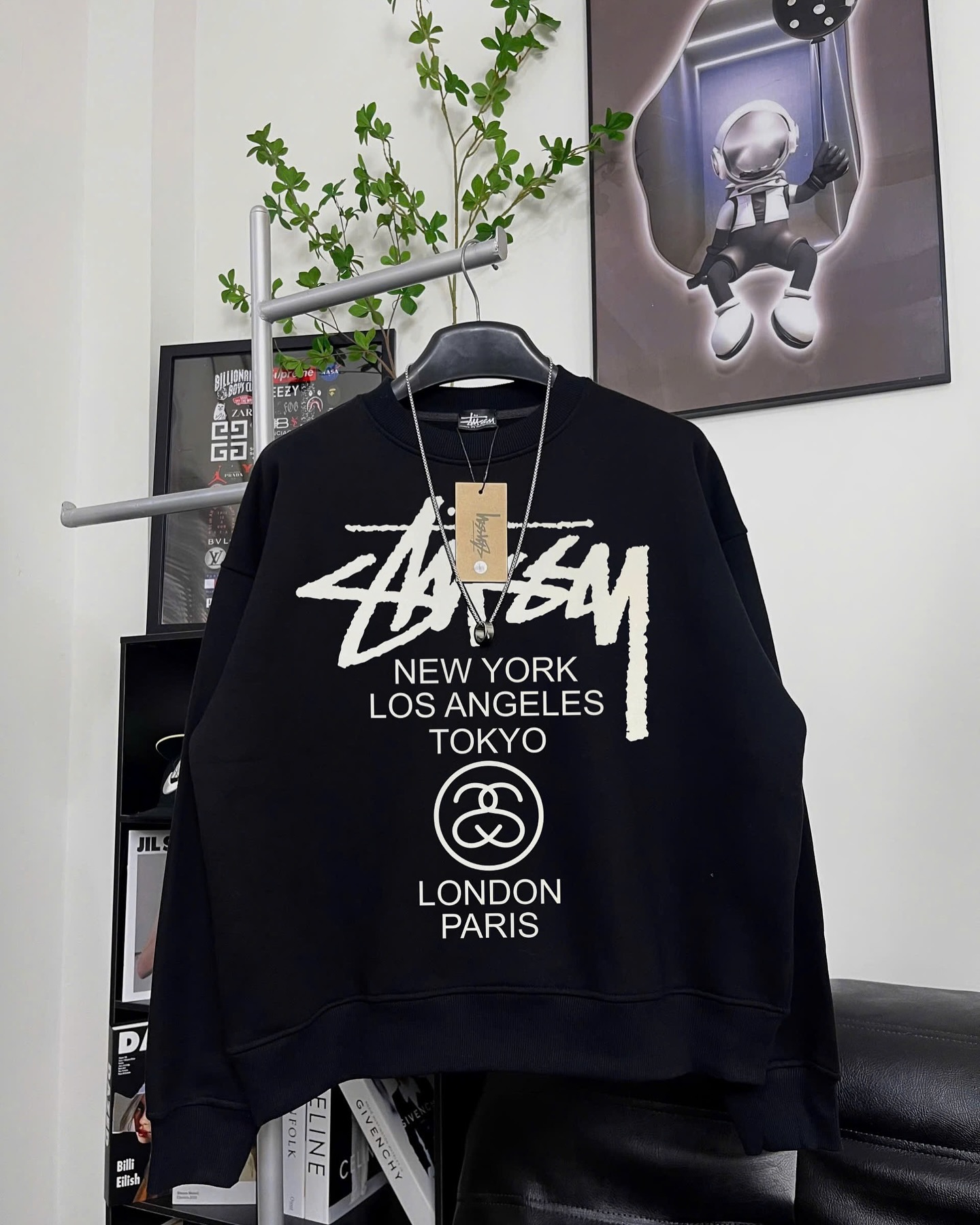 Áo Sweater Stussy City Series Form Rộng Unisex - Streetwears SG - SWSTU-10