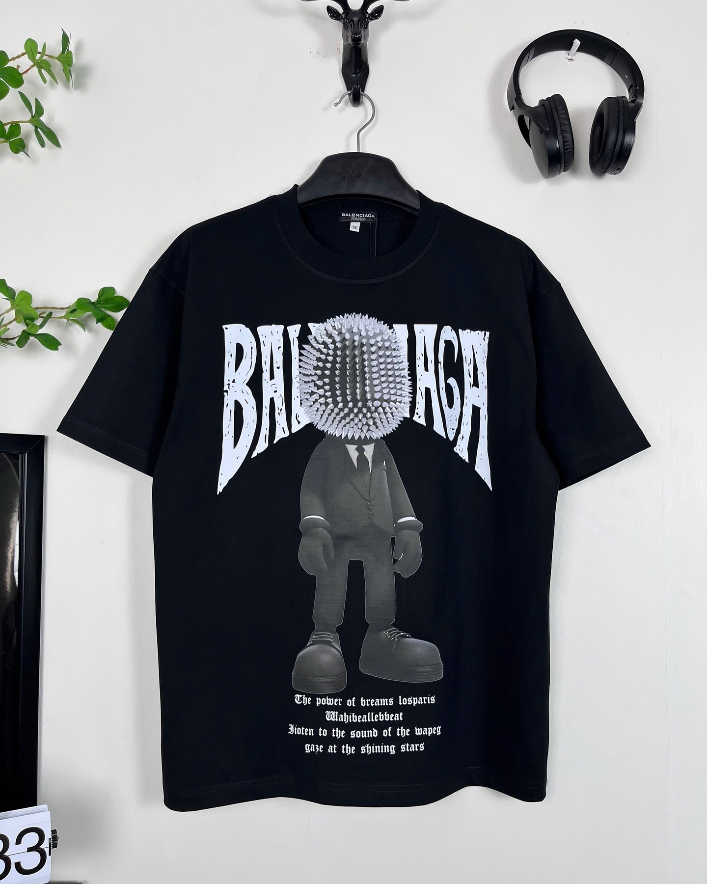 Áo Thun Balenciaga Designer Art Cotton Form Rộng Unisex - Streetwears SG - BLC-1