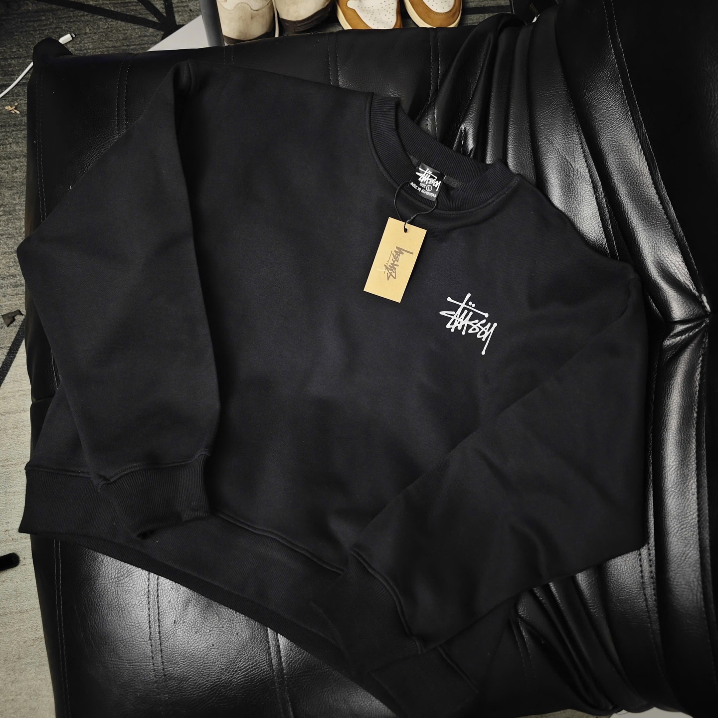 Áo Sweater Stussy Logo Độc Đáo Cao Cấp- Streetwears SG - SWSTU-8
