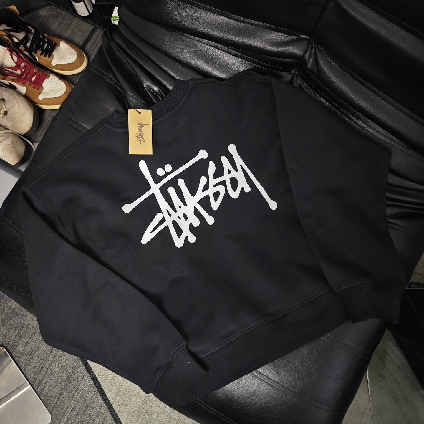 Áo Sweater Stussy Logo Độc Đáo Cao Cấp- Streetwears SG - SWSTU-8