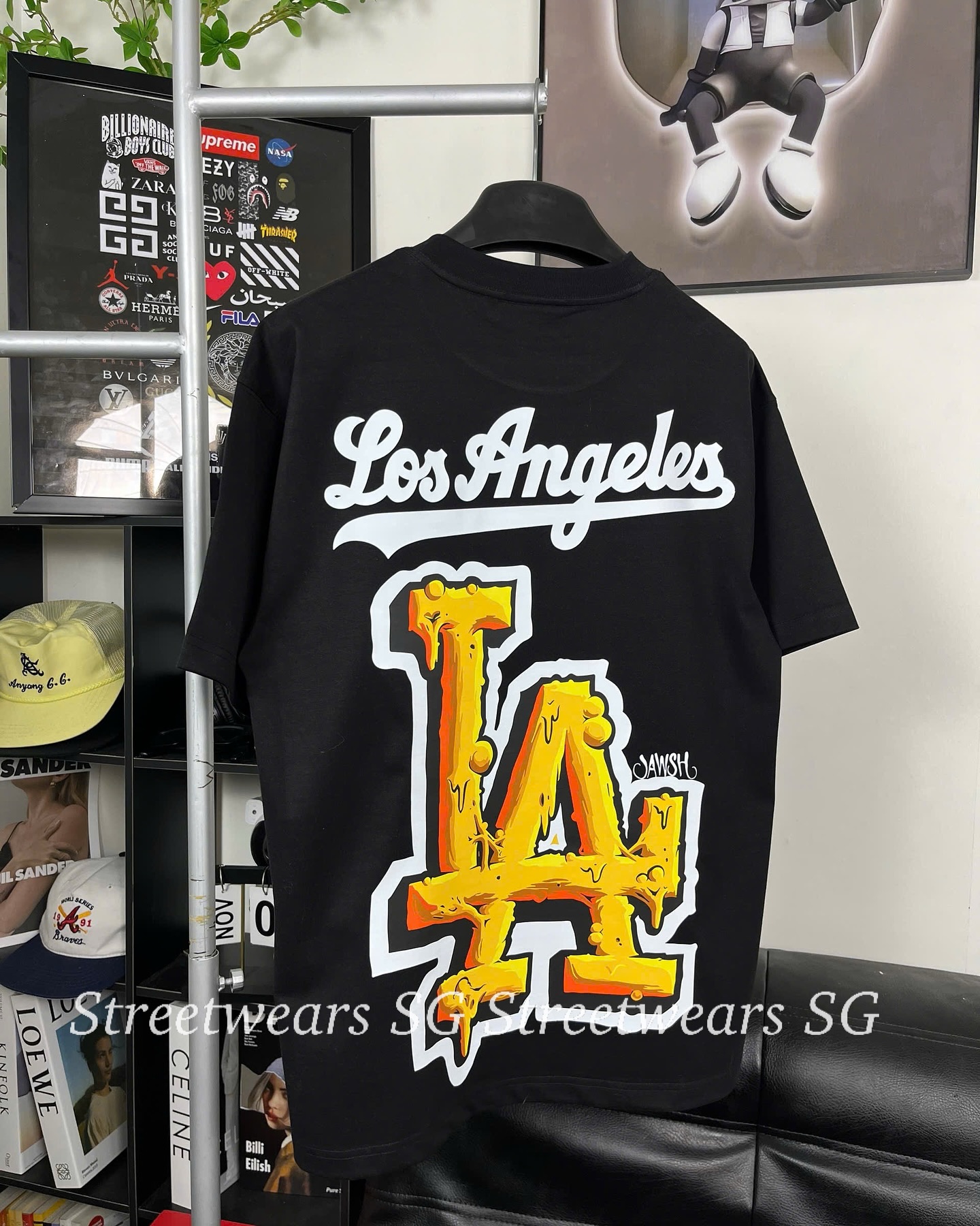 Áo Thun MLB Los Angeles LA Drip - Streetwears SG - MLBLA-1