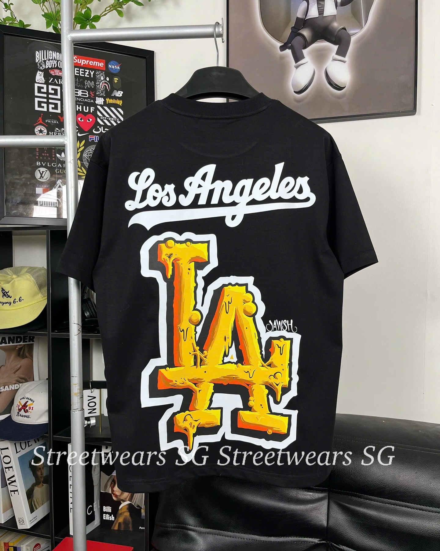 Áo Thun MLB Los Angeles LA Drip - Streetwears SG - MLBLA-1