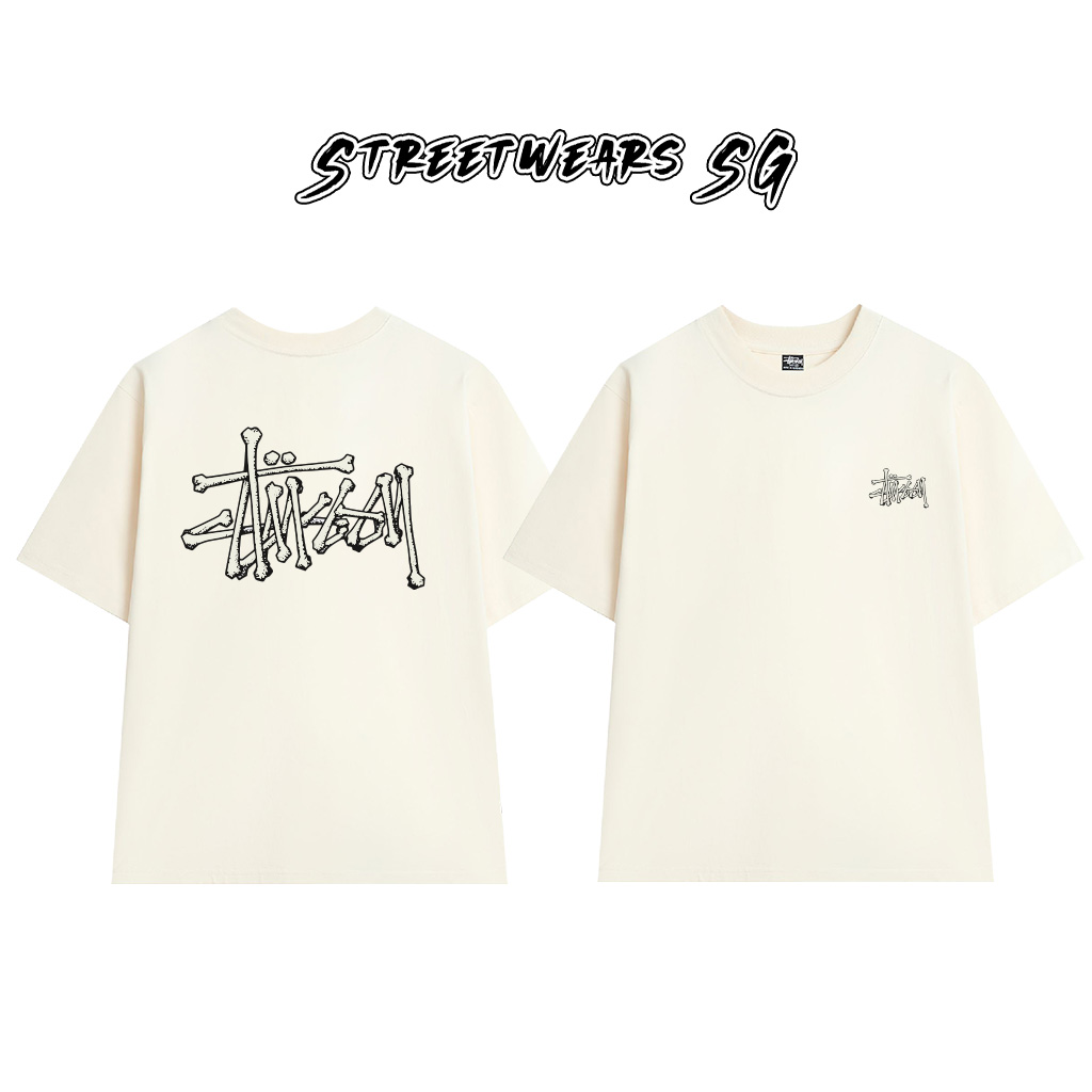Áo thun Stu Bones Cao Cấp Form Rộng - Streetwears SG - STU71