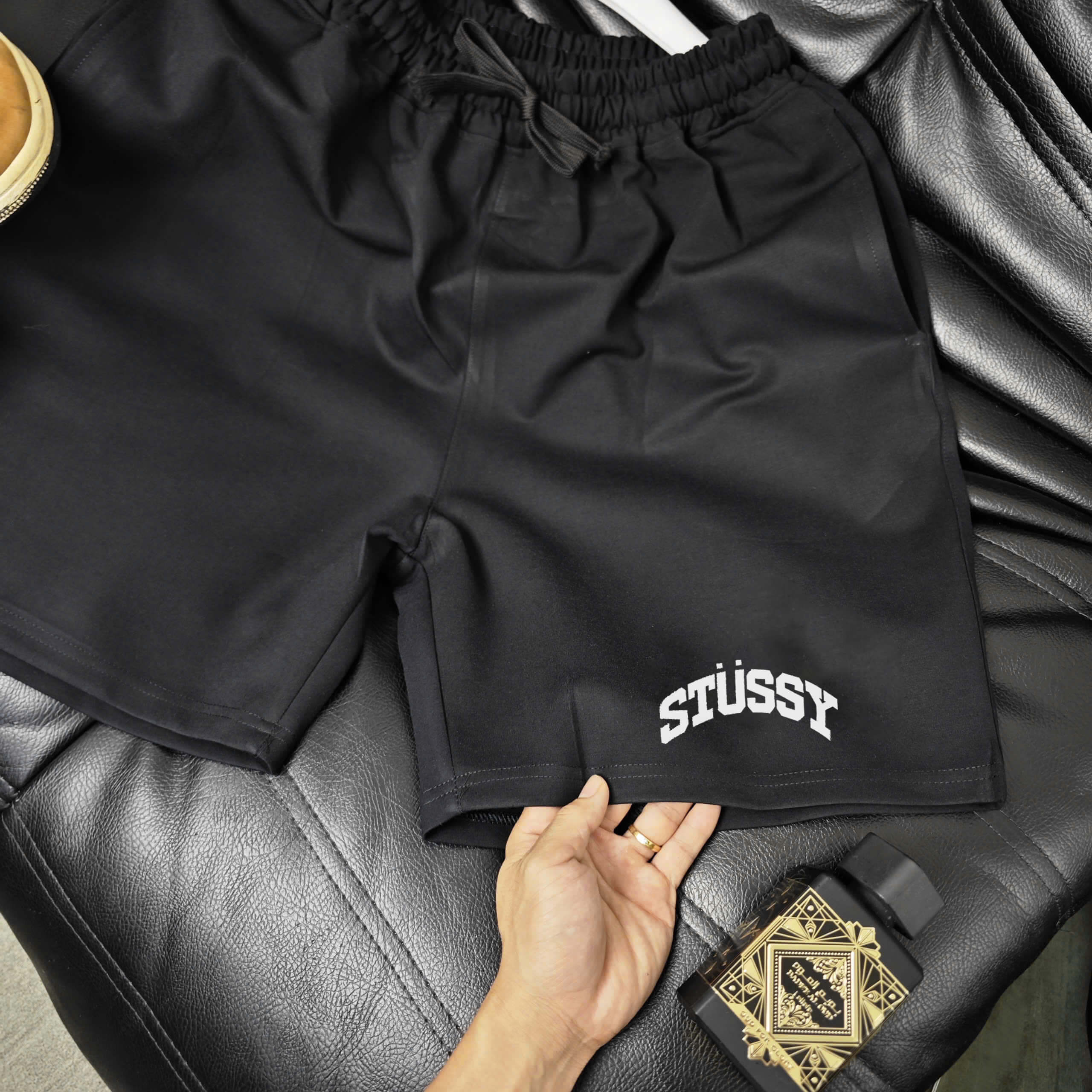 Quần Shorts Nỉ Stussy Classic Logo Form Rộng – Streetwears SG
