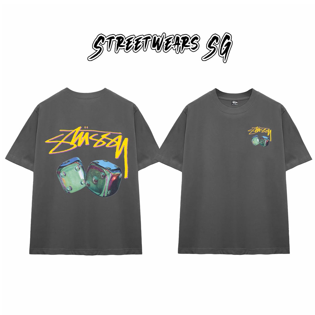 Áo Thun Stu Neon Dice Tee Cao Cấp Form Rộng - Streetwears SG - STU31