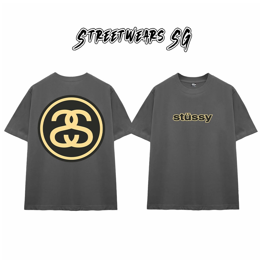 Áo Thun Stu Double S Logo Tee Cao Cấp Form Rộng - Streetwears SG - STU26
