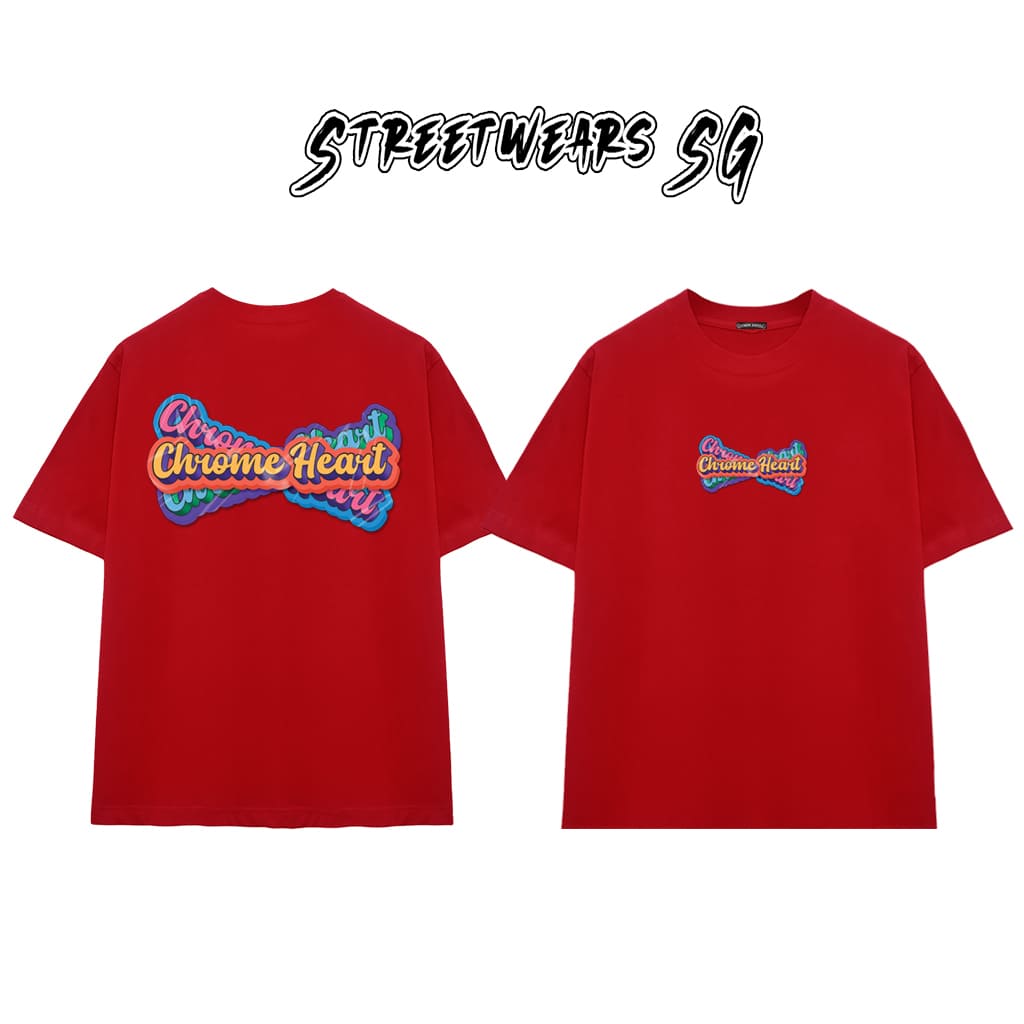 Áo Thun Chrome Pop Art Multicolor Graphics Cotton Cao Cấp Form Rộng Unisex - Streetwears SG - CH65