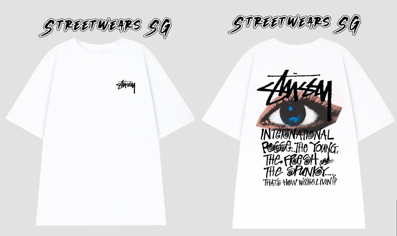 Áo thun STUSSY Ocular Tee Black - Streetwears SG - STU-22