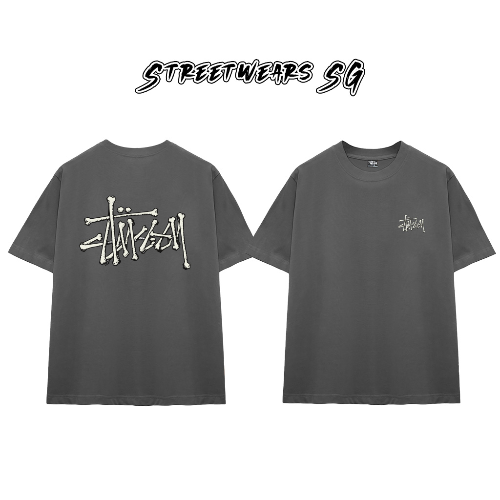 Áo thun Stu Bones Cao Cấp Form Rộng - Streetwears SG - STU71