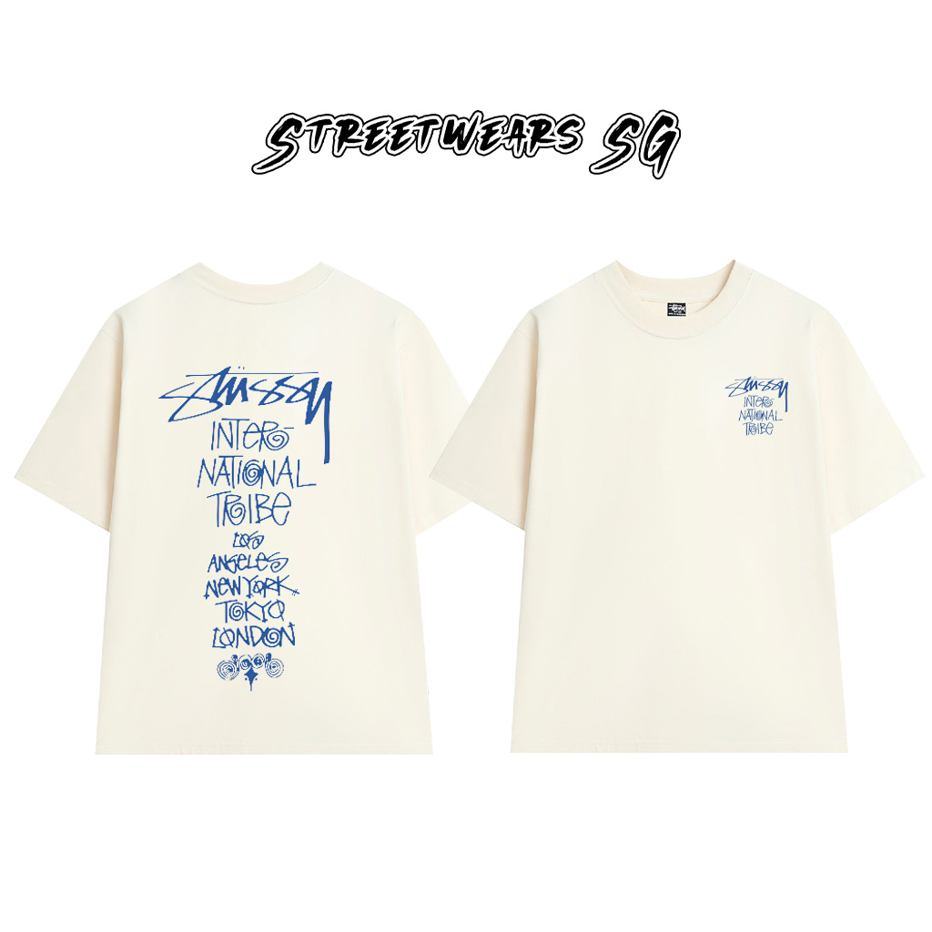 Áo thun Stu Blue International Cao Cấp Form Rộng - Streetwears SG - STU73