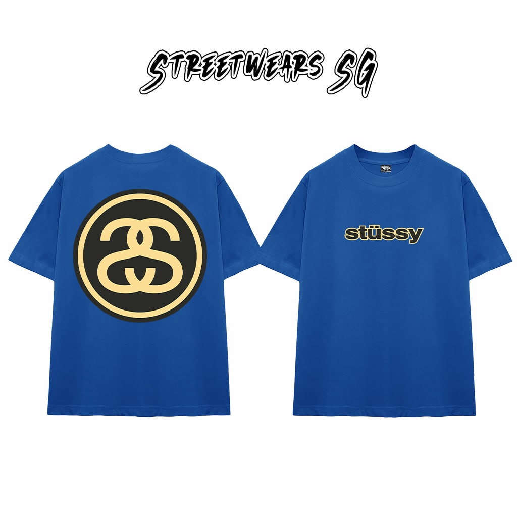 Áo Thun Stu Double S Logo Tee Cao Cấp Form Rộng - Streetwears SG - STU26