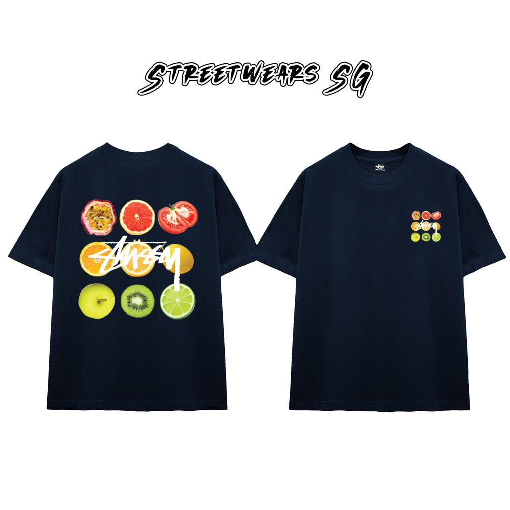 Áo thun Stu Citrus Slices Cao Cấp Form Rộng - Streetwears SG - STU87