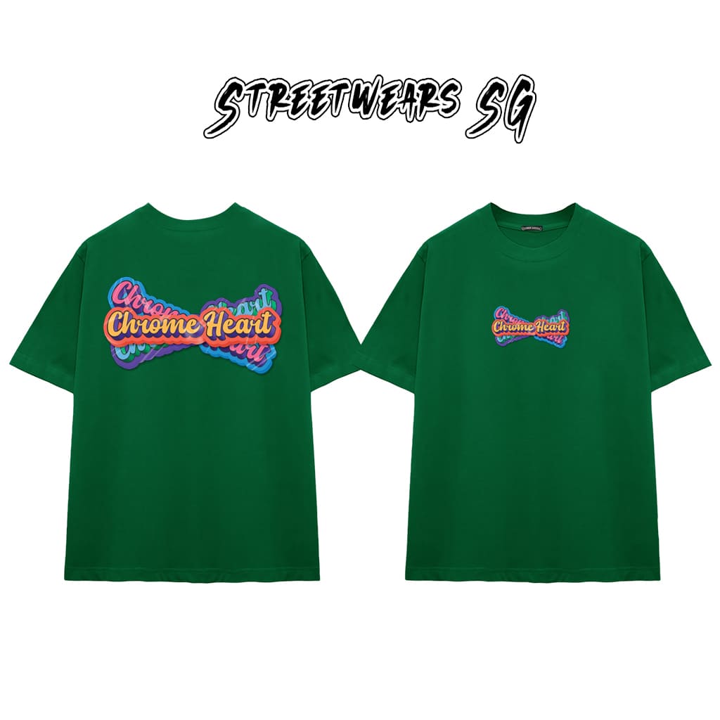 Áo Thun Chrome Pop Art Multicolor Graphics Cotton Cao Cấp Form Rộng Unisex - Streetwears SG - CH65