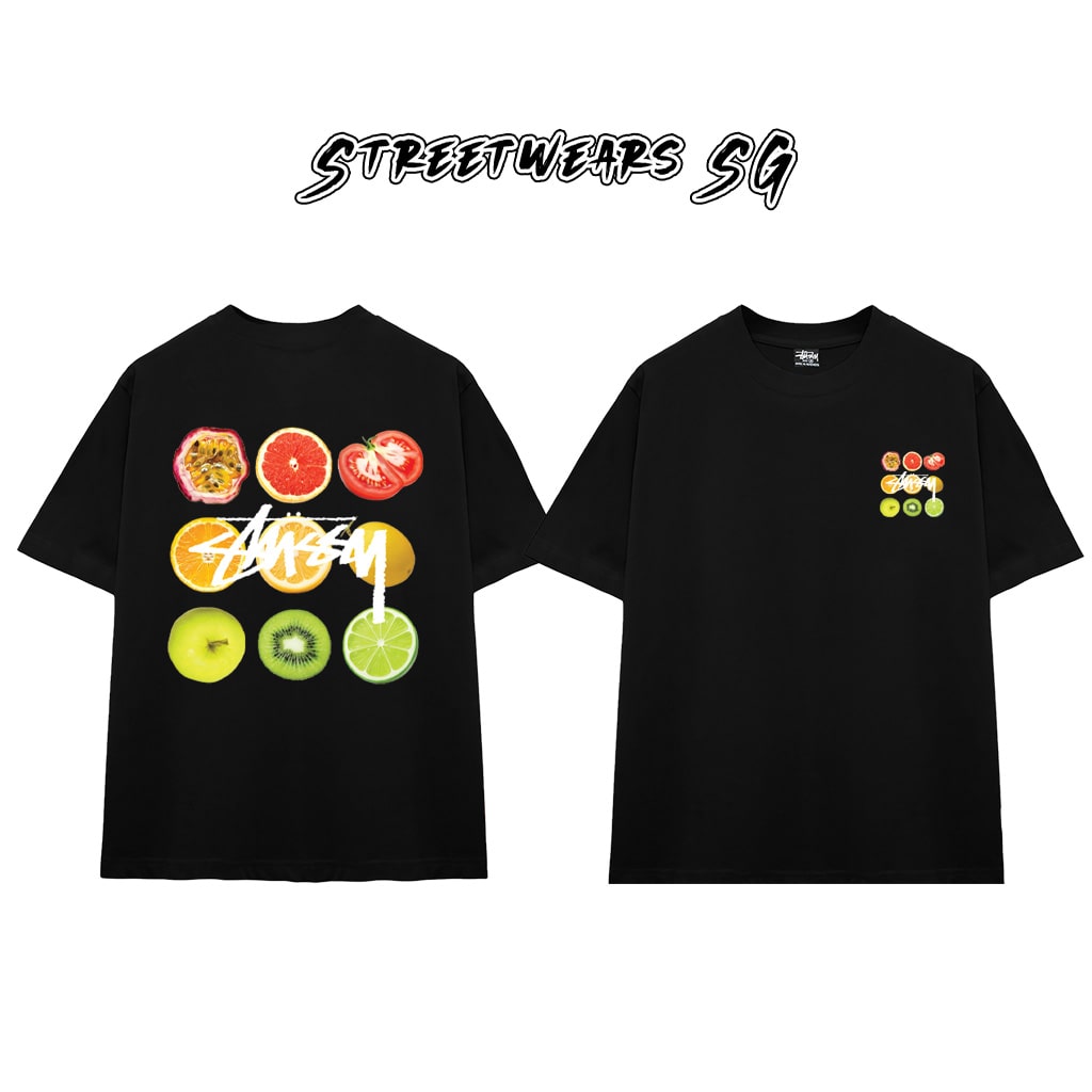 Áo thun Stu Citrus Slices Cao Cấp Form Rộng - Streetwears SG - STU87