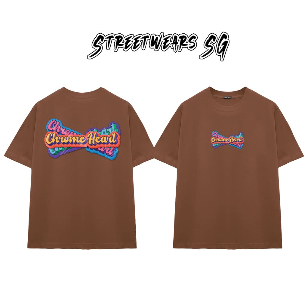 Áo Thun Chrome Pop Art Multicolor Graphics Cotton Cao Cấp Form Rộng Unisex - Streetwears SG - CH65